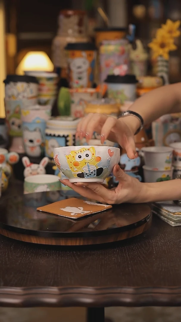 景德镇釉下彩绘设计师款式陶瓷