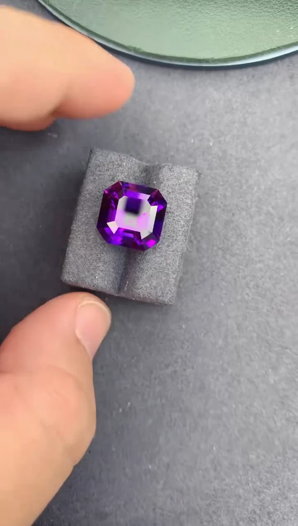未镶嵌珠宝半成品紫晶11ct 紫水晶