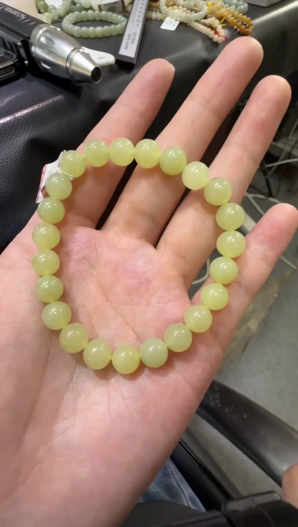 未镶嵌手串和田玉若羌黄口手串（产地直发）