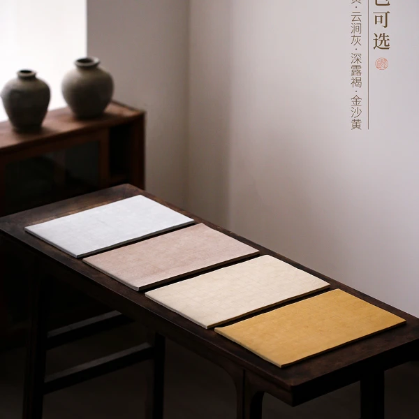 问心堂蜡染小楷纸 练习纸作品纸格子竖行空白款蜡染熟宣纸