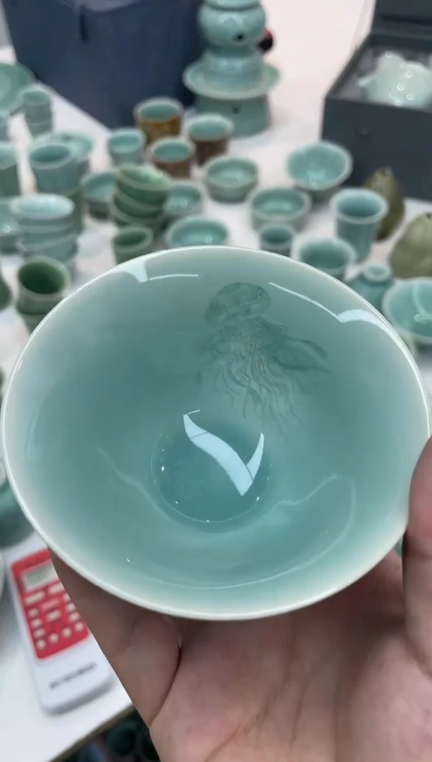 特价福利 微瑕 慧仙青瓷