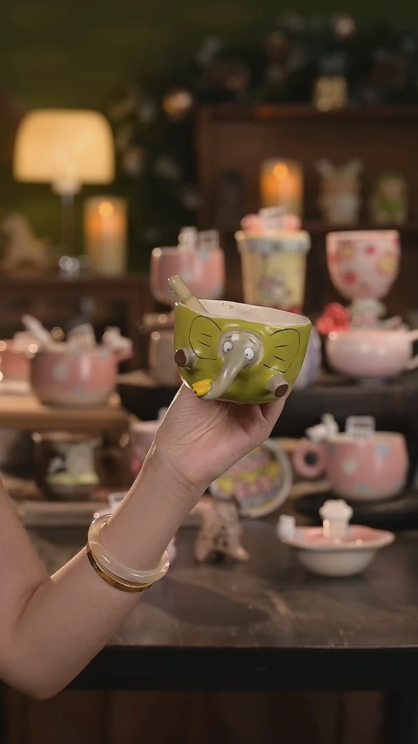 瓷片景德镇原创手作【赠送搅拌棒】