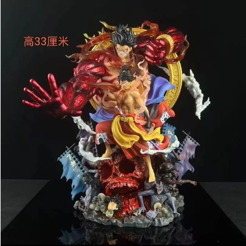 不动明王路飞手办 和之国 四档路飞模型摆件