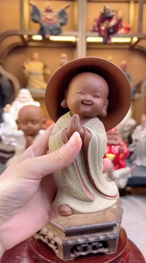 紫砂茶宠器闵茶宠摆件