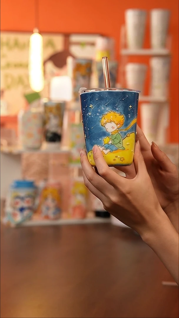 景德镇手工手绘文创陶瓷杯