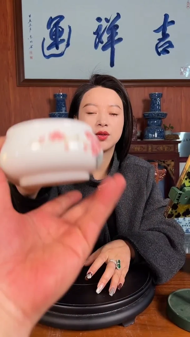 摆件陶景德镇精美陶瓷壶