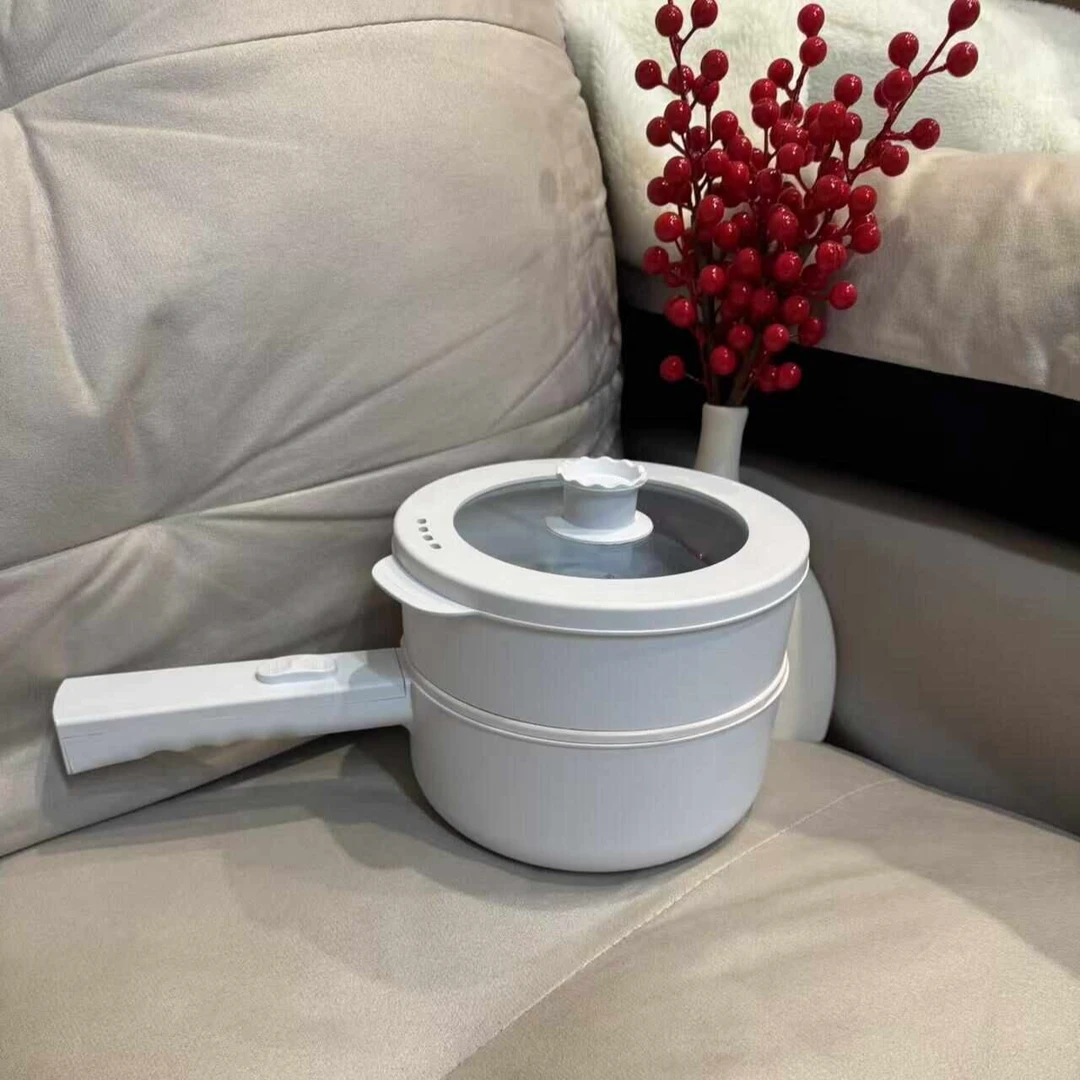 电煮锅 家用电煮汤锅双层蒸锅 随机 GC