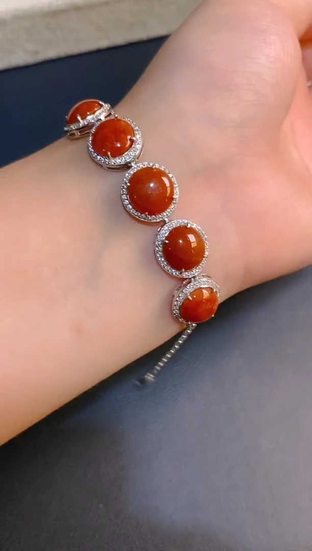 银S925镶嵌翡翠耳饰天然