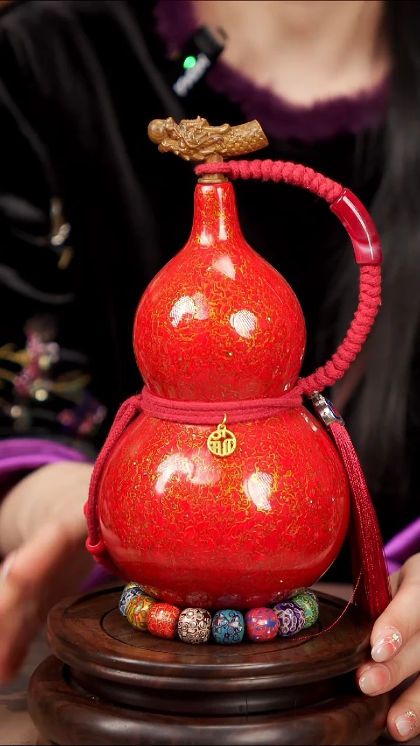 【闪购商品】89易林高端工艺大漆酒葫芦558