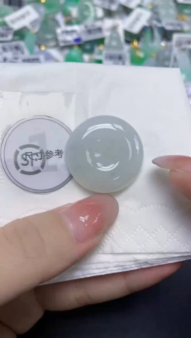 颈饰未镶嵌翡翠天然缅甸翡翠A货百元以上9元证书费自理