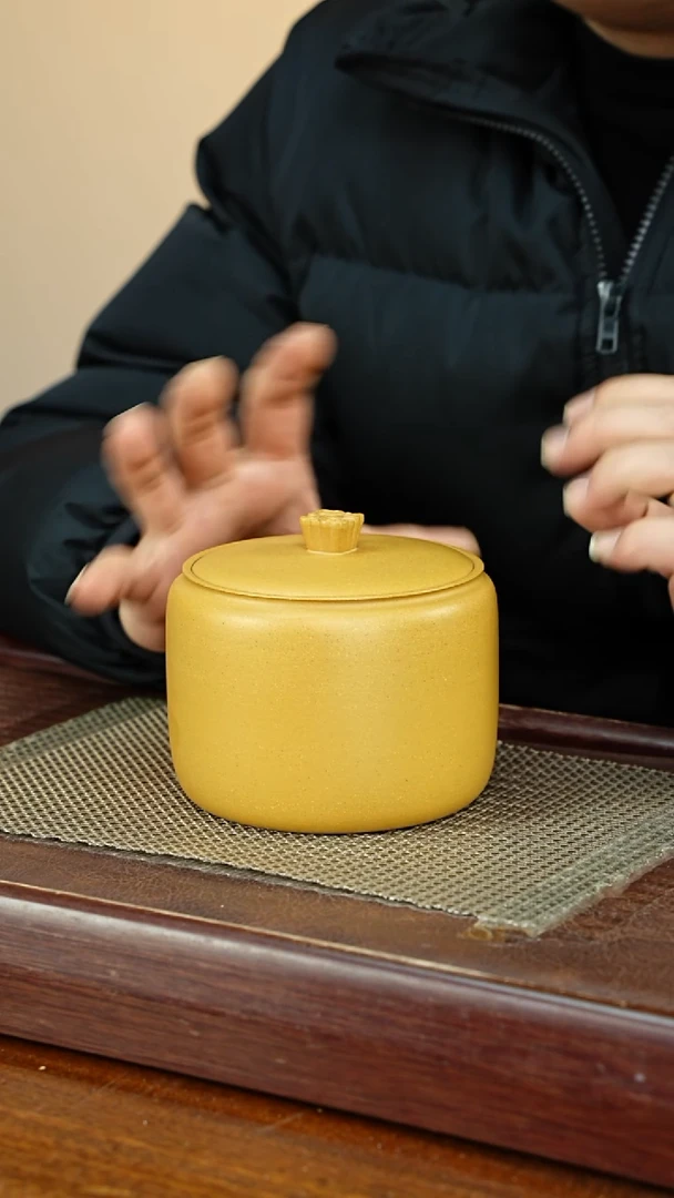 宜兴原矿紫砂茶叶罐