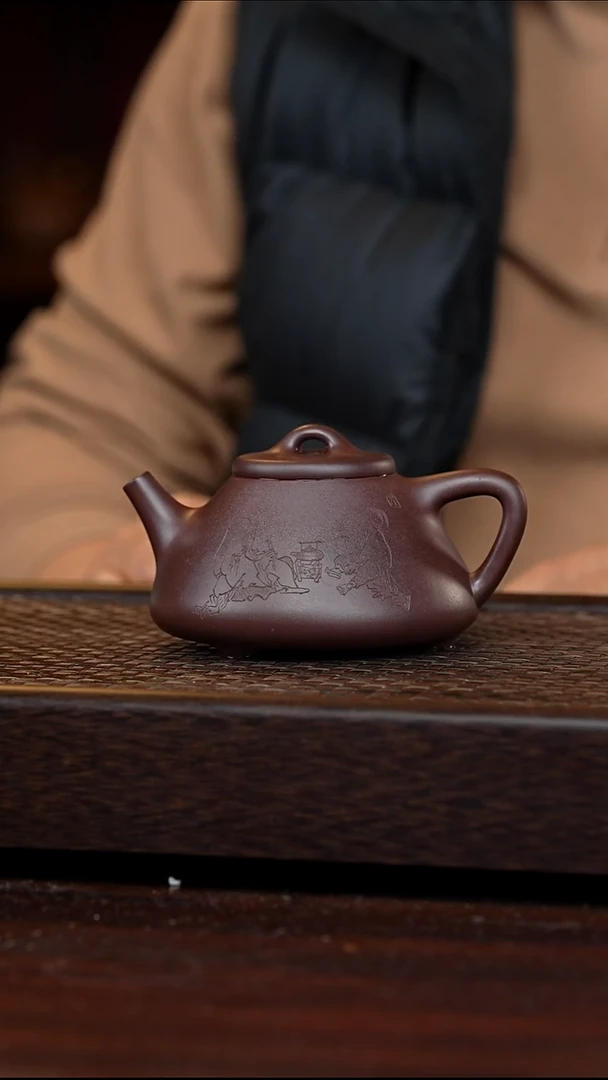 茶壶紫砂丹壶溢香紫砂壶260毫升微瑕