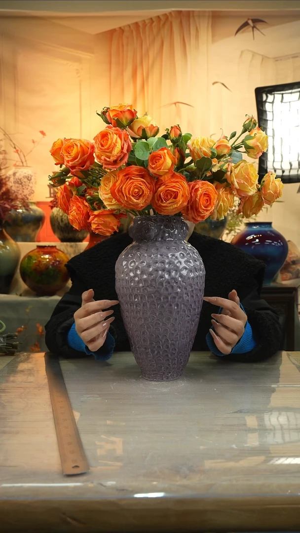 高30口9温陶瓷花瓶