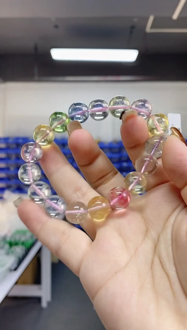【闪购商品】水晶手串未镶嵌多样性发其一颜色微差
