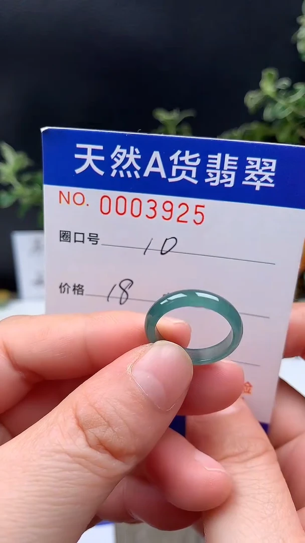 未镶嵌戒指翡翠10#