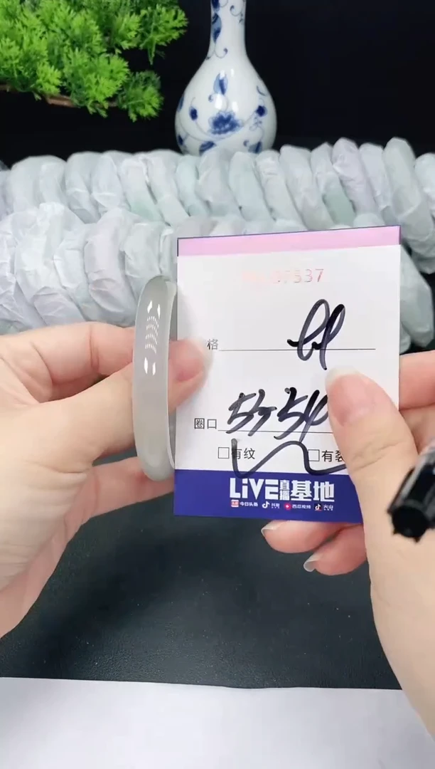 未镶嵌手镯翡翠7537