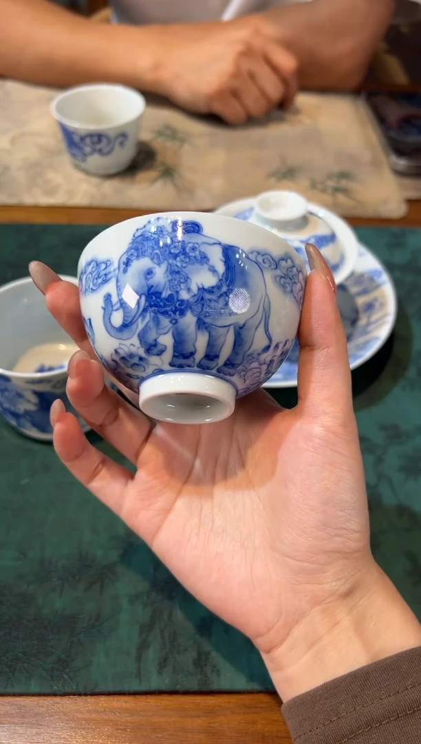 瓷片竹林草堂