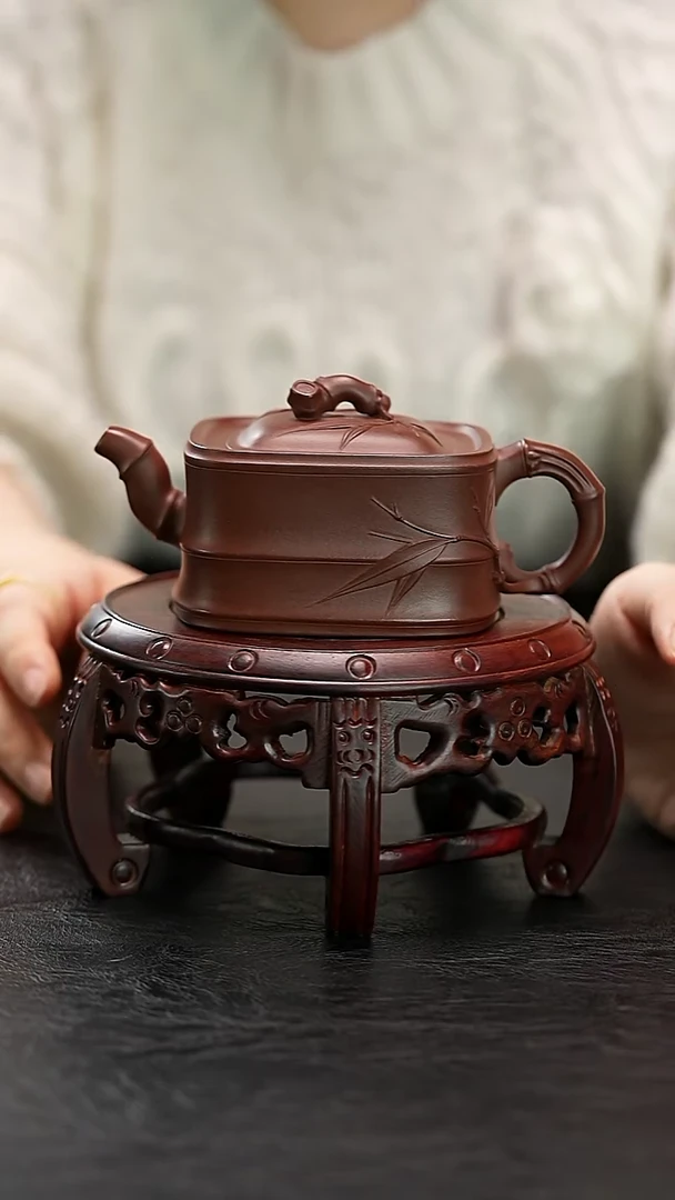 茶壶紫砂用****贵刘方林四方竹节