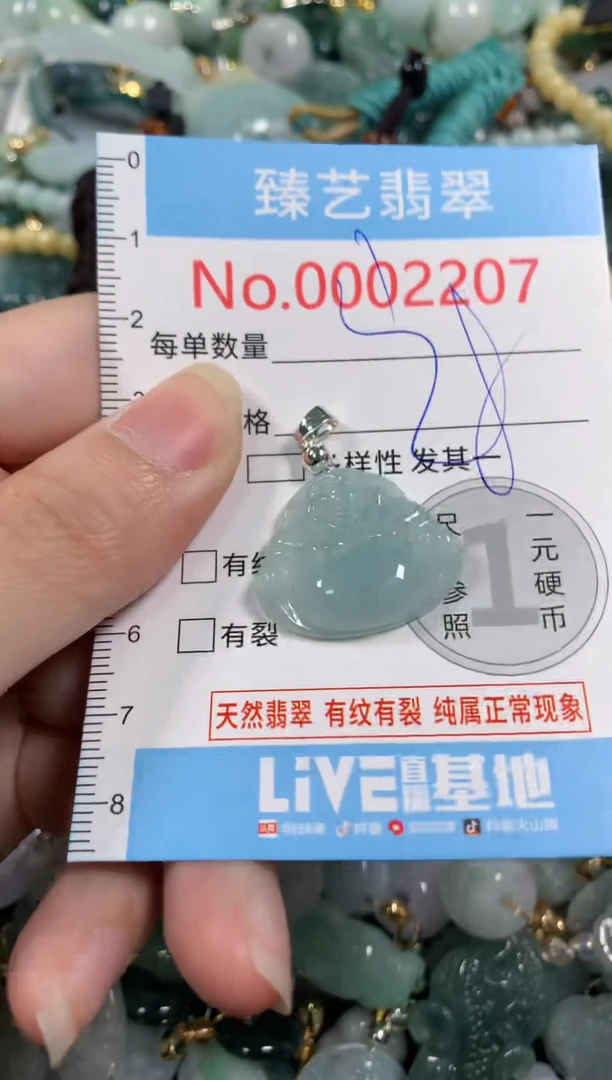 吊坠(不含链)未镶嵌翡翠2207