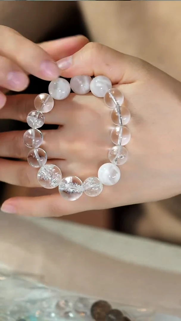 未镶嵌手串水晶水晶手串五行属性金