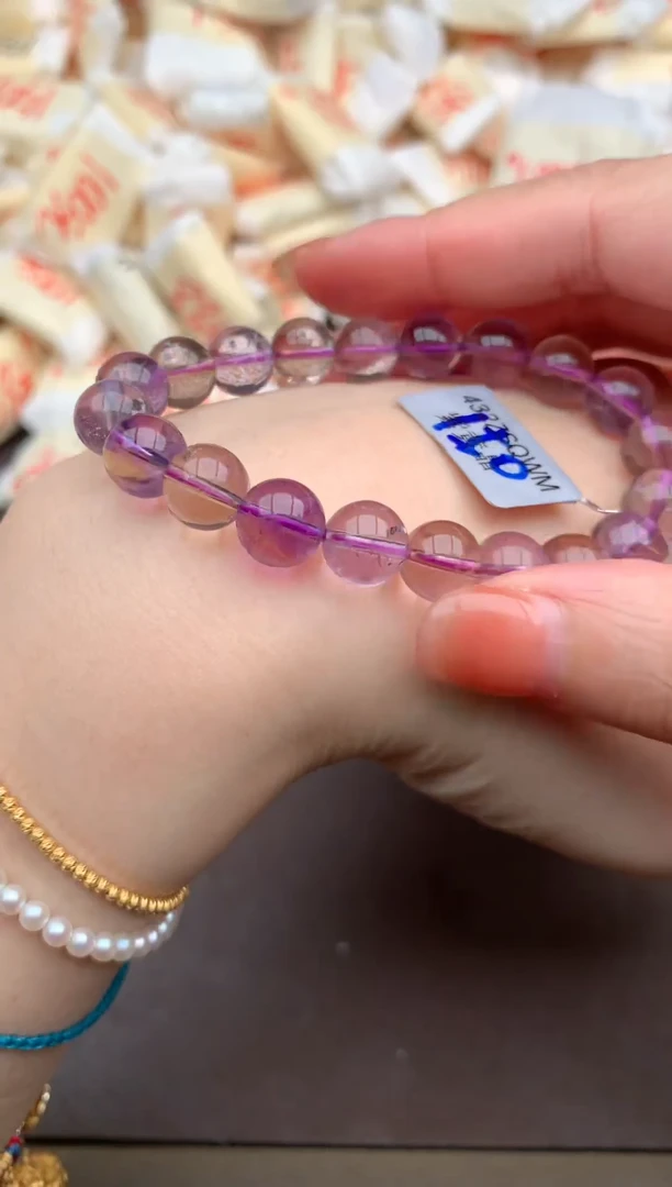 未镶嵌手链水晶福利9mm