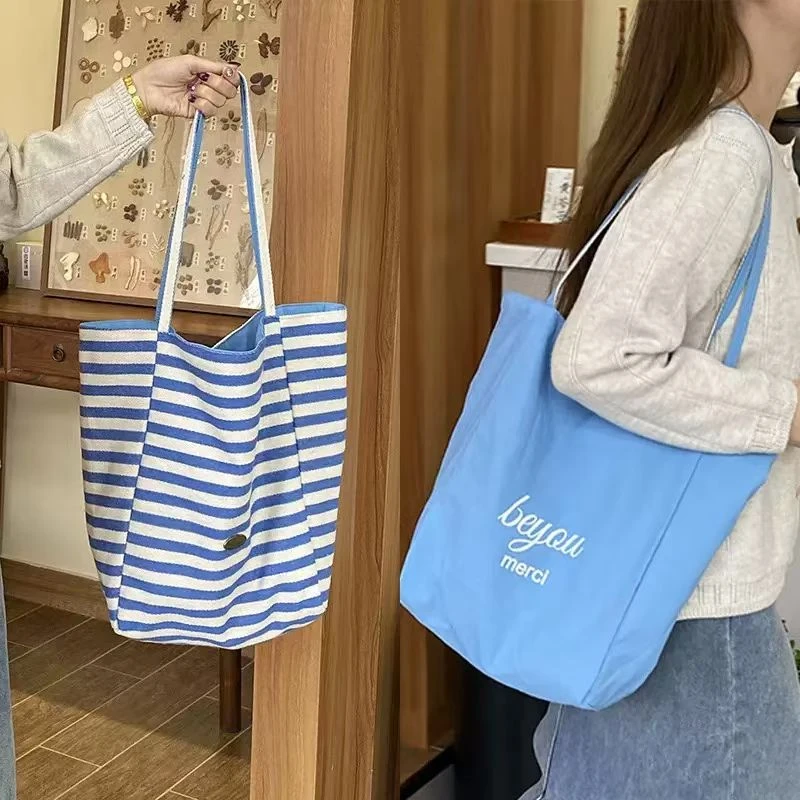 海盐蓝真的很有感觉一包两背AB双面大托特包日常通勤洗漱包