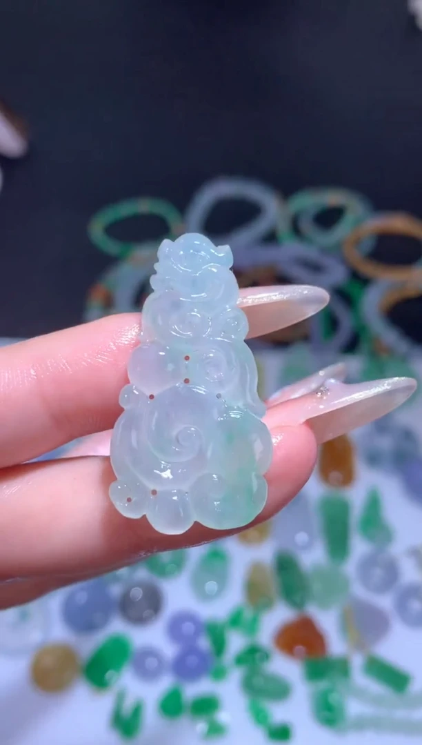 未镶嵌定制翡翠仿古龙