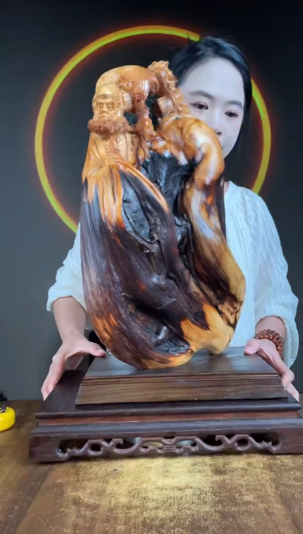 柏木（崖柏）手工摆件,先抢先得! 编号:149