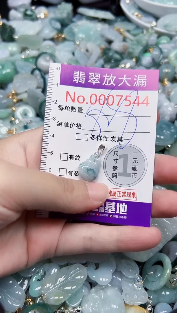 颈饰未镶嵌翡翠7544