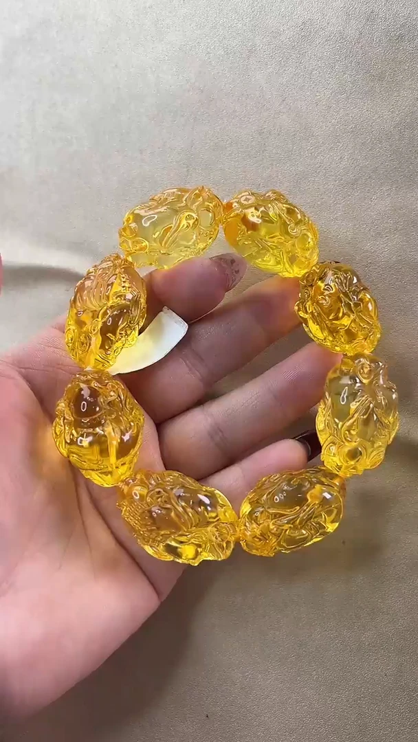 【闪购商品】琥珀手链未镶嵌手串