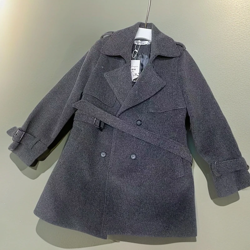 冬季加厚收腰显瘦风衣外套3966#