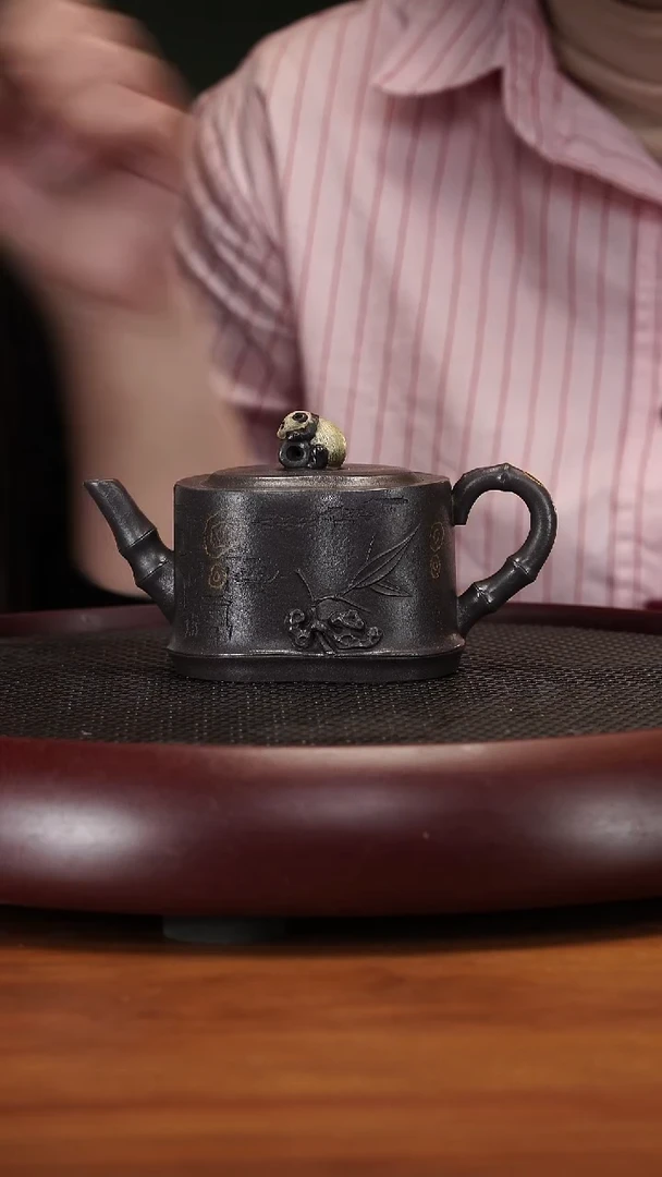 【闪购商品】紫砂茶壶3-30ZWP国宝壶老天青260cc