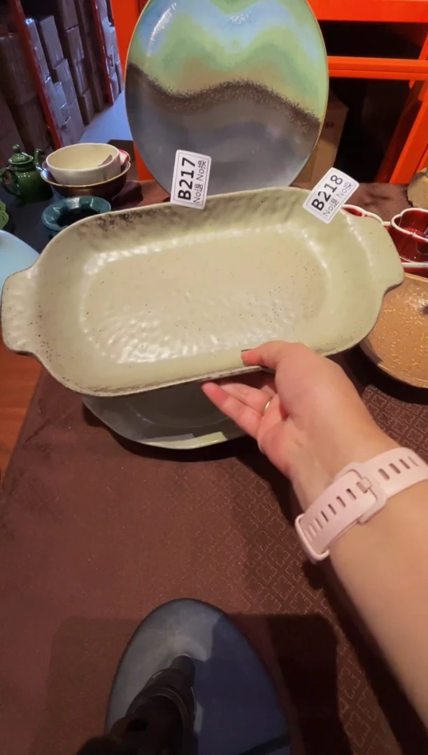 瓷片咖****?b218锤纹长方双耳福利