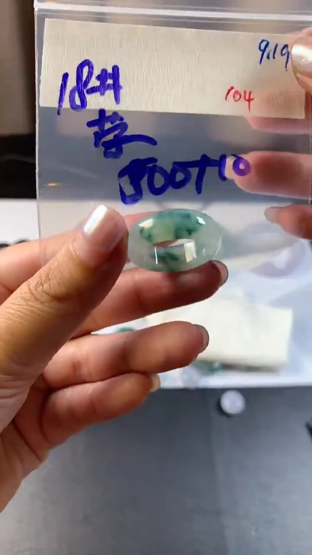 未镶嵌定制翡翠荣毛货需精细抛光拍一发一