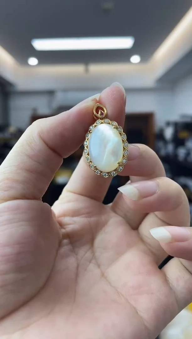 【闪购商品】贝壳（贝母）·银S925镶嵌多样性一件发货