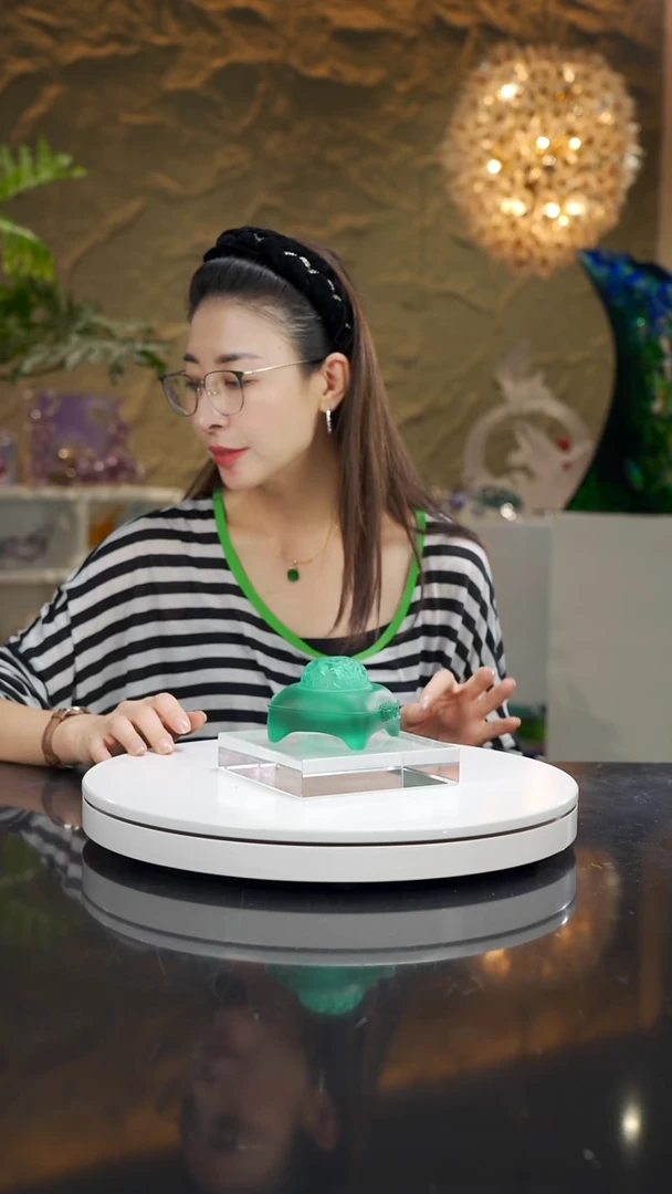 琉璃湖水绿香薰炉