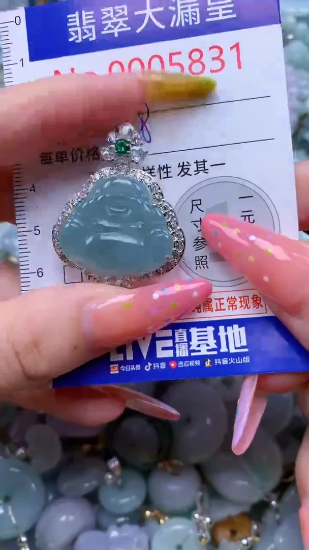 翡翠未镶嵌吊坠(不含链)5831