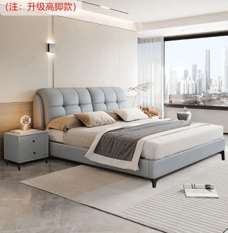 床双人床小户型床1.8米x2主卧大床儿童床储物床婚床简约主卧室