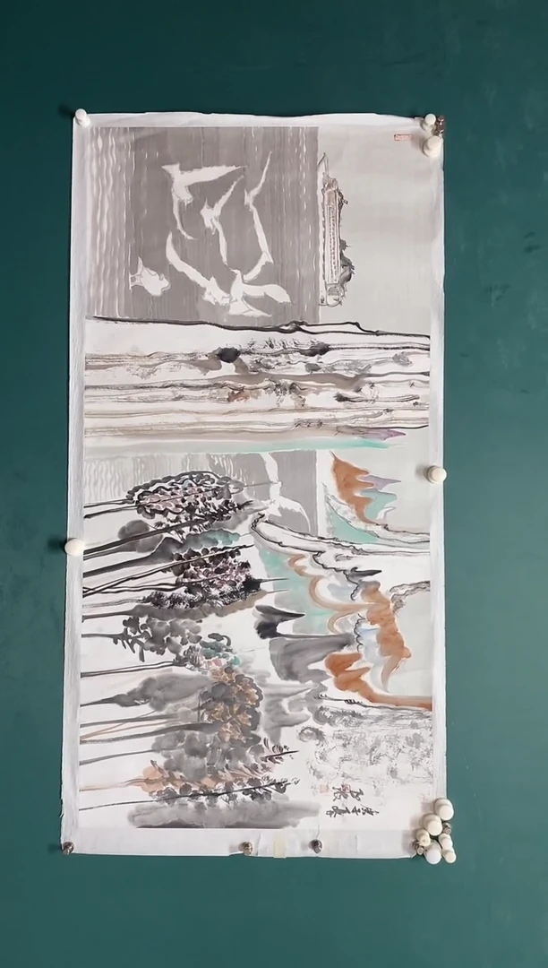 国画刘正波老师作品福利