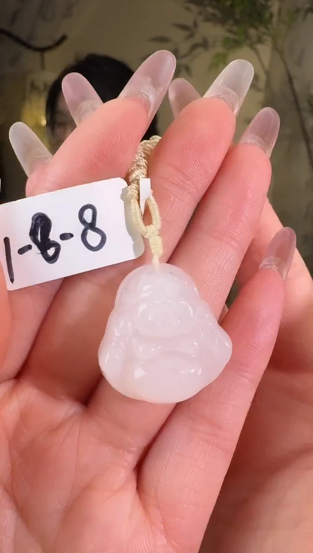 和田玉未镶嵌颈饰佛公 8