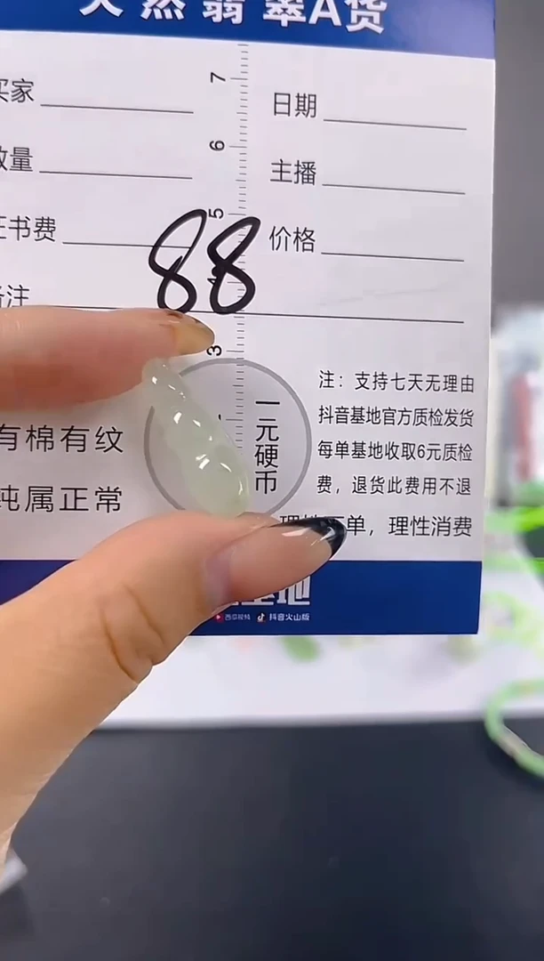 颈饰未镶嵌翡翠天然A货缅甸翡翠