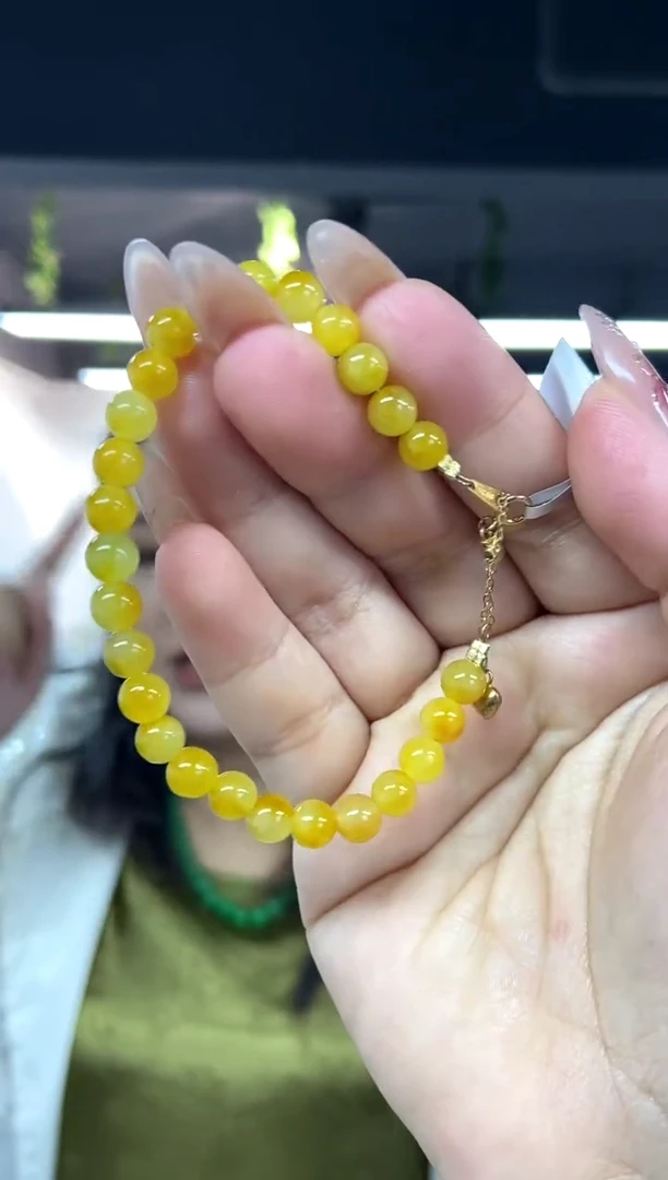 银S925镶嵌手链翡翠多样性发其一颜色微差