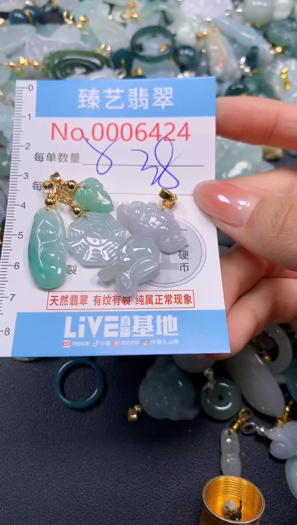 颈饰未镶嵌翡翠6424