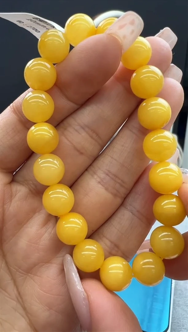 【闪购商品】琥珀手链未镶嵌263秒拍号