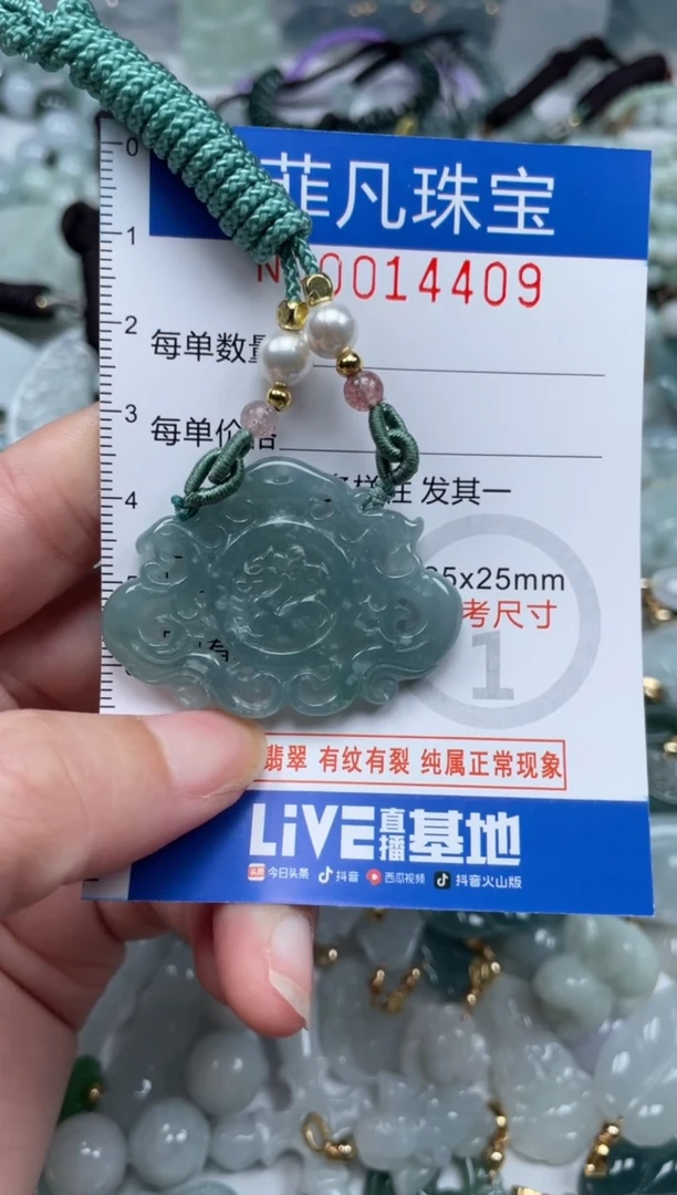 颈饰未镶嵌翡翠14409