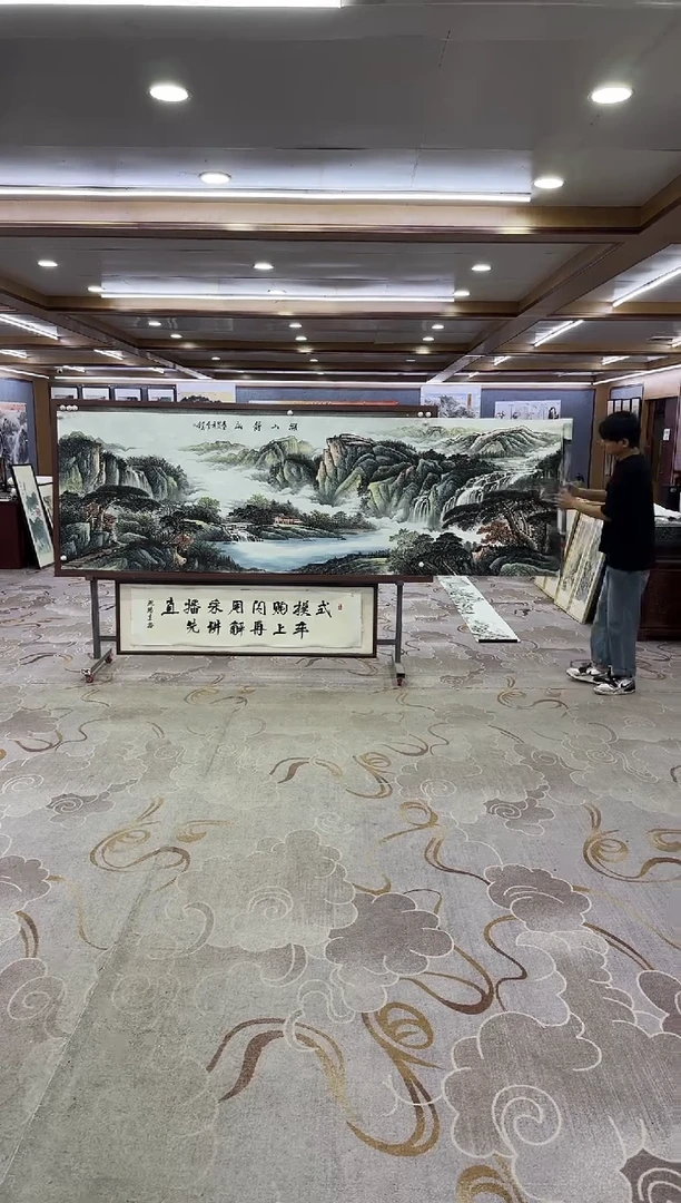 绘画Y-邵明义-小丈二-山水画