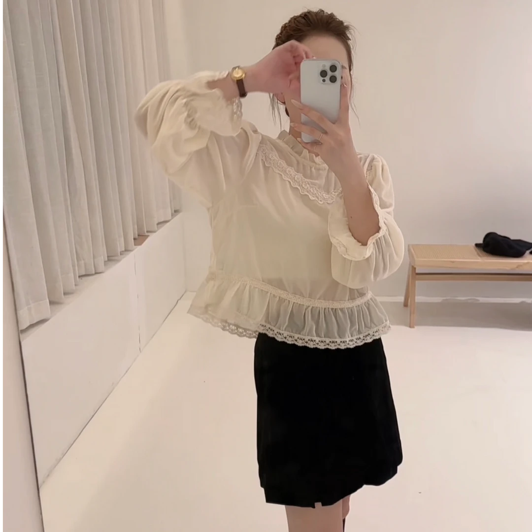 2024新款韩版是时尚百搭上衣衬衫2072