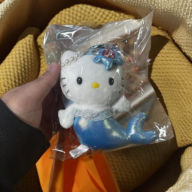 【大阪限定】Hello Kitty 美人鱼 蓝色Kitty钥匙扣玩偶