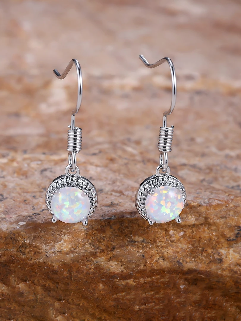 9039【原创欧泊opal系列·银河系】设计师款女士耳饰