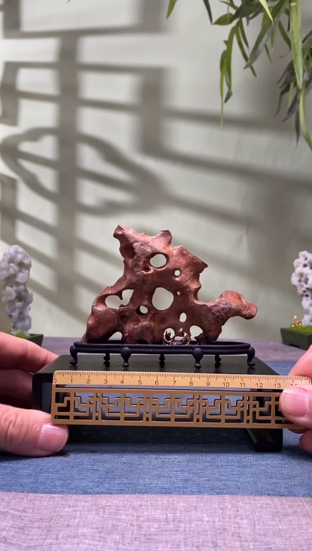 石材树脂底座 石头是青州玲珑石